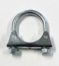 PIPE CLAMP SET 38 MM, GALVANIZED