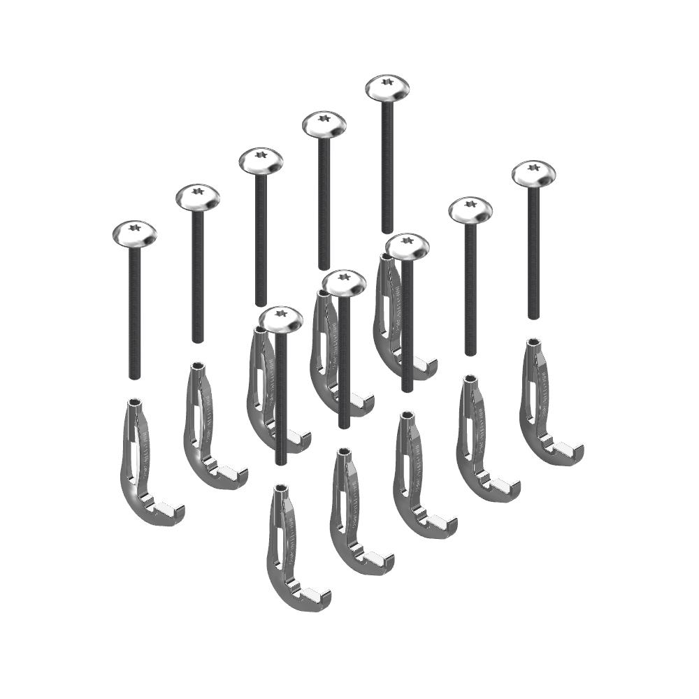 10 PIECE ANCHOR SET M8 130-160 MM
