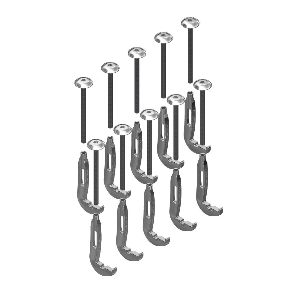 10 PIECE ANCHOR SET M8 150-180 MM