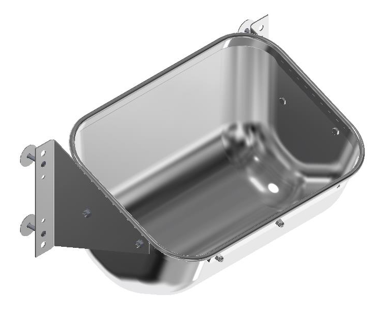 SOW TROUGH INCL. BOLT FOR BOARD PROFILE SOW TROUGH INCL. BOLT FOR BOARD PROFILE