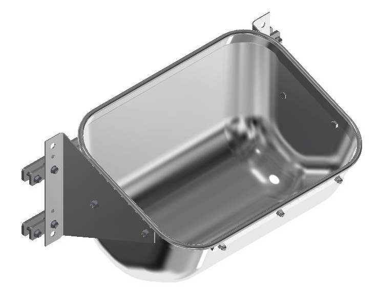 SOW TROUGH INCL. BOLT FOR GRILL