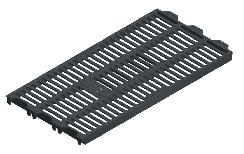 CAST IRON GRATING 30X60 CM FORSOWS, WITH PLUG